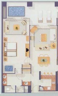 Grand Mayan 1 Bedroom Accommodations