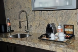 Nespresso maker in the suite