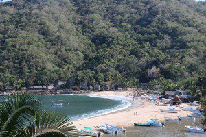 the beach in yelapa