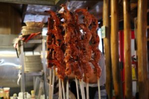 fish on a stick in puerto vallarta