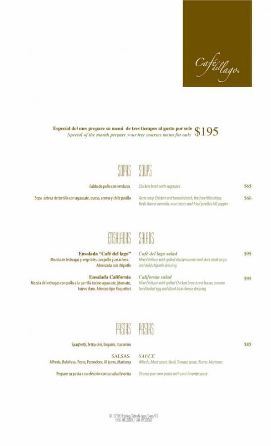 Cafe Del Lago Menu-1