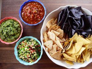 salsa trio in a Mexican Restaurant