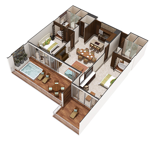 Vidanta Grand Luxxe Suite 2 Bedroom