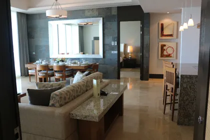 Grand Luxxe Villa 2-bedroom rental suite interior at Vidanta