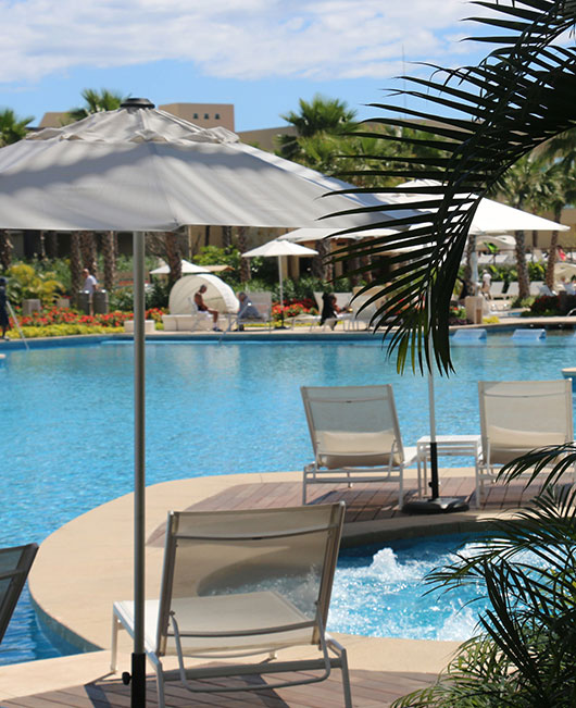 Grand Mayan resort rental suite with pool view in Mexico